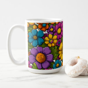 Morning Blooms tasse de café 15oz