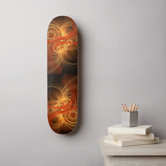 Morning Magic Abstrait Art Skateboard (Art mural)