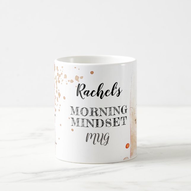 Morning Mindset Mug personnalisée (Centre)