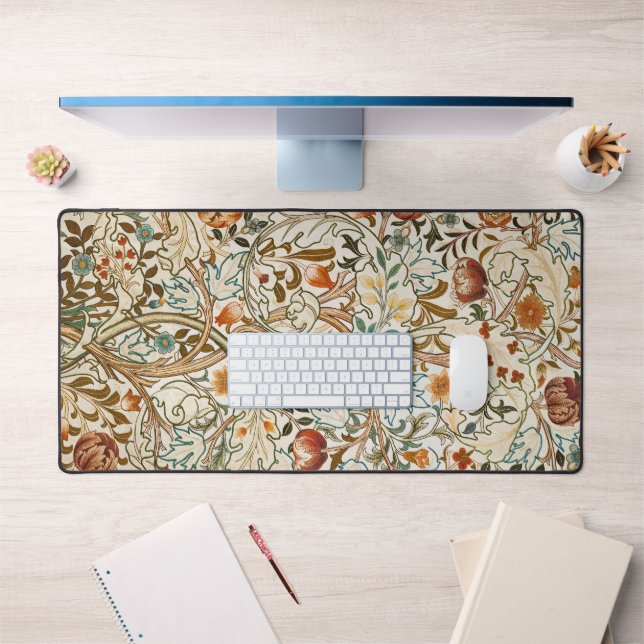Morris Acanthus Floral Crewel Motif de broderie (Bureau 1)
