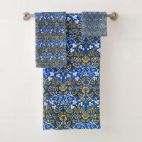 Morris Vintage 1882 Motif Arrière - plan bleu