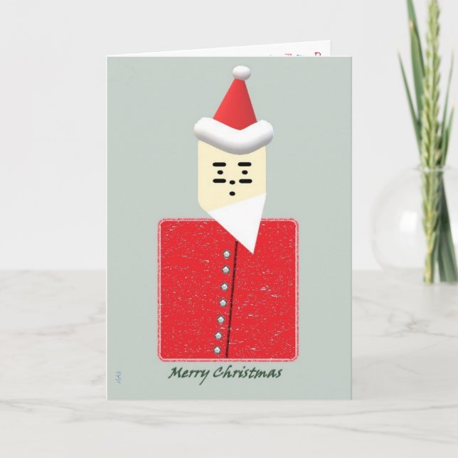 Morse Santa - Carte de vacances pliée 5"x7" (Devant)