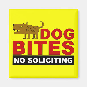 Morsures de chien, aucun aimant de sollicitation