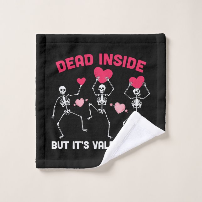 Mort à l'intérieur mais c'est la Saint-Valentin (Gant de toilette)