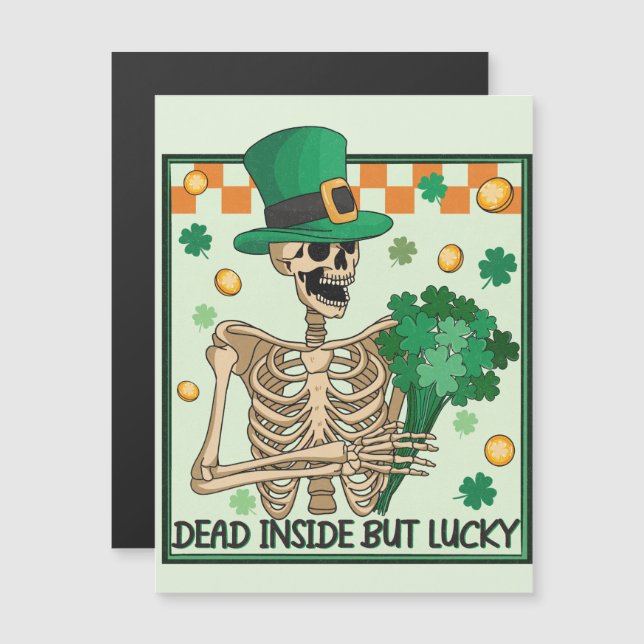 Mort À L'Intérieur Mais Lucky St patrick (Devant / Derrière)