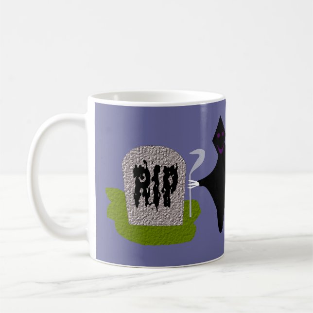 Mort dans le cimetière Mug d'Halloween (Gauche)