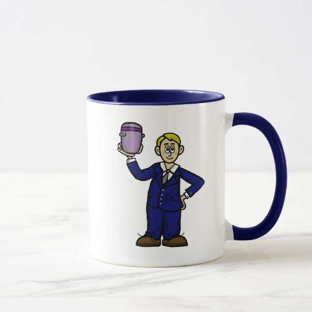 Morticien avec nom d'Urn Mug (Droite)