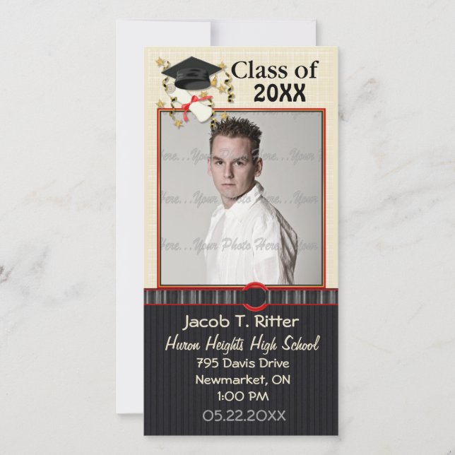 Mortier et diplôme - Personnaliser (Devant)