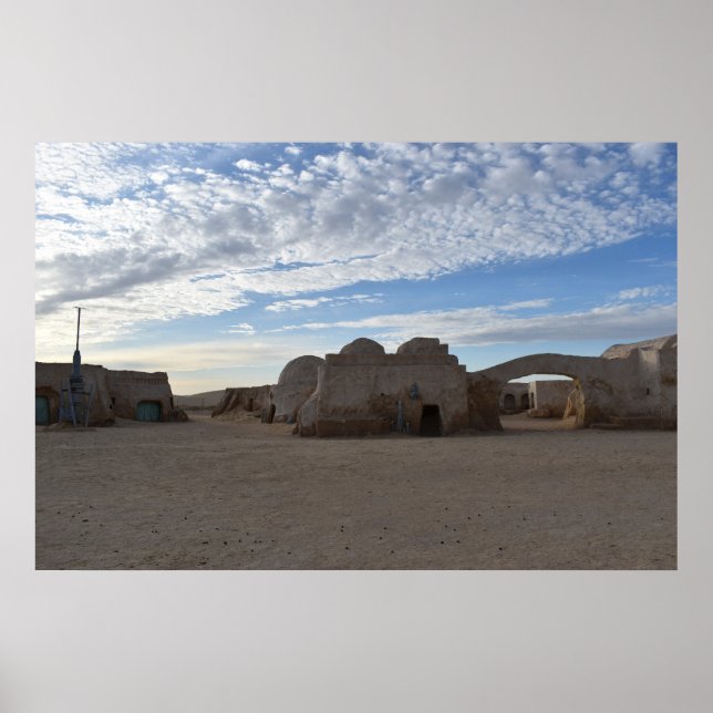 Mos Espa on planet Tatooine  Poster (Devant)