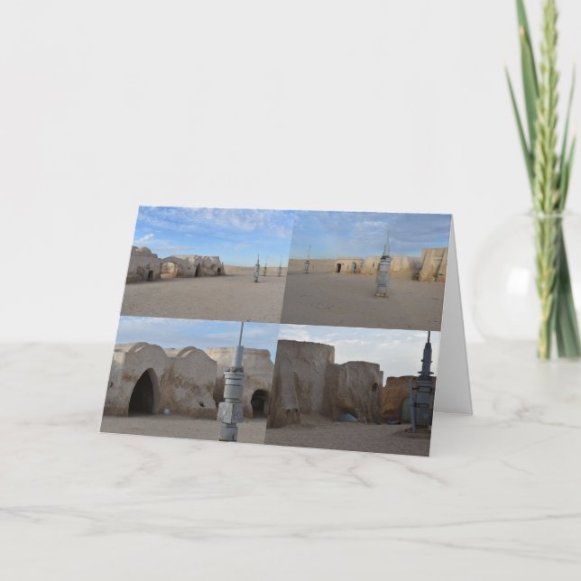 Mos Espa sur la planète Carte blanche Tatooine (Devant)