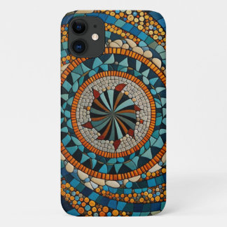 Mosaic Motif iPhone 11 Coque
