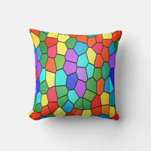 Mosaic Rainbow Coussin Design 2183