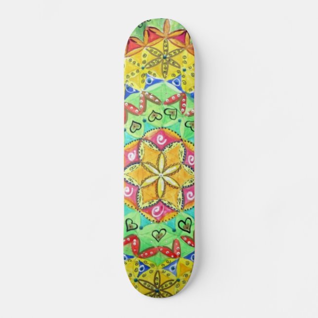 Mosaic Skateboard (Recto)