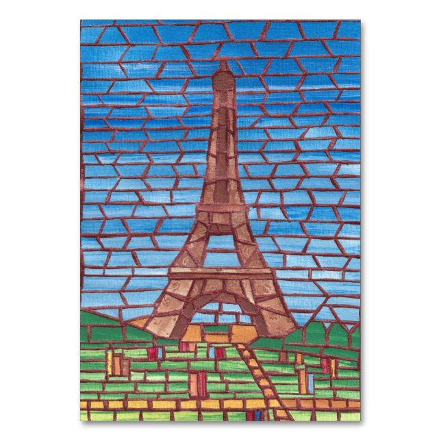 Mosaic Tour Eiffel Lecture de cartes de visite pou (Par défaut)