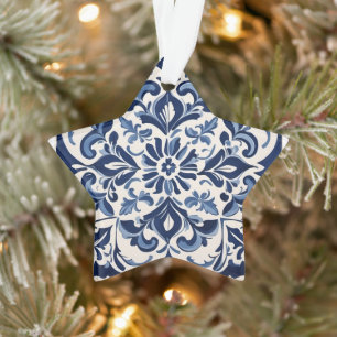 Mosaïque Bleue Antique Andalouse Design pour la ma