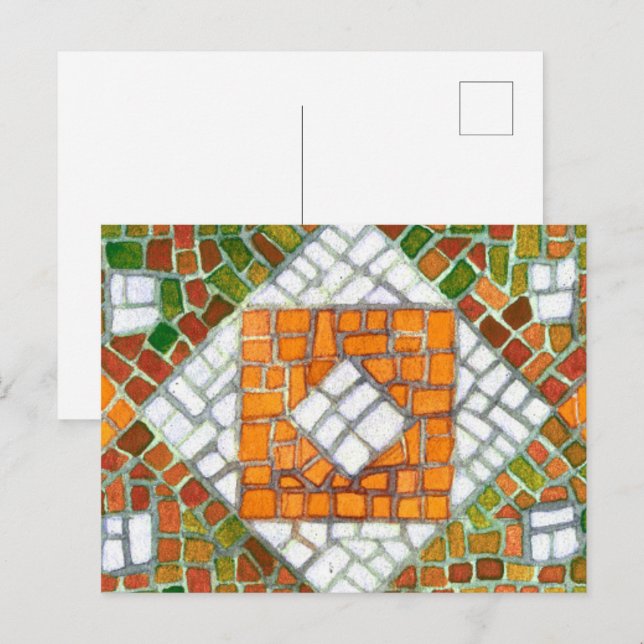 MOSAÏQUE D'AUTOMNE Carte postale (Devant / Derrière)