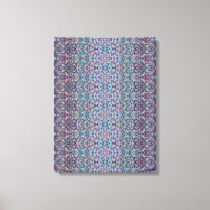 Mosaïque de Confettis Joyeux II Toile Étirée Impri