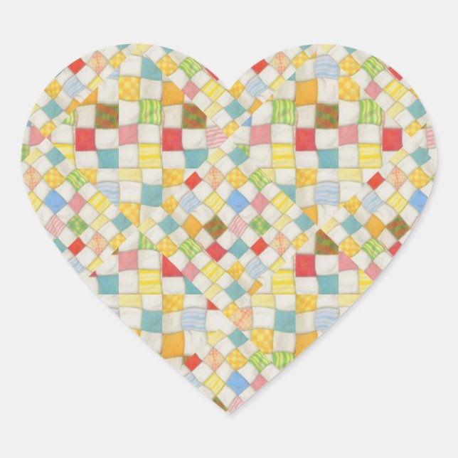 MOSAÏQUE DE COUVERTURE Coeurs Autocollants (Devant)