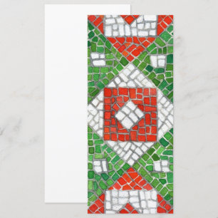MOSAÏQUE DE FÊTES 4x9,25 Carte plate / verticale