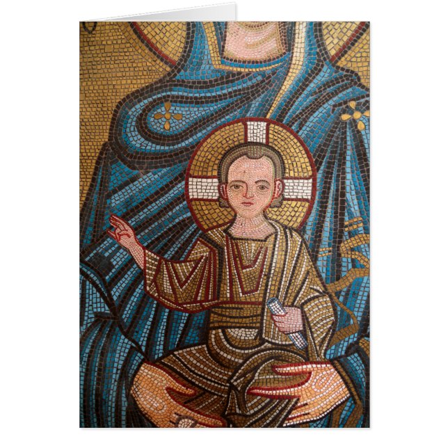 Mosaïque de Jésus bébé (Devant)