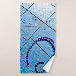 Mosaïque de miroir bleu Baltimore
