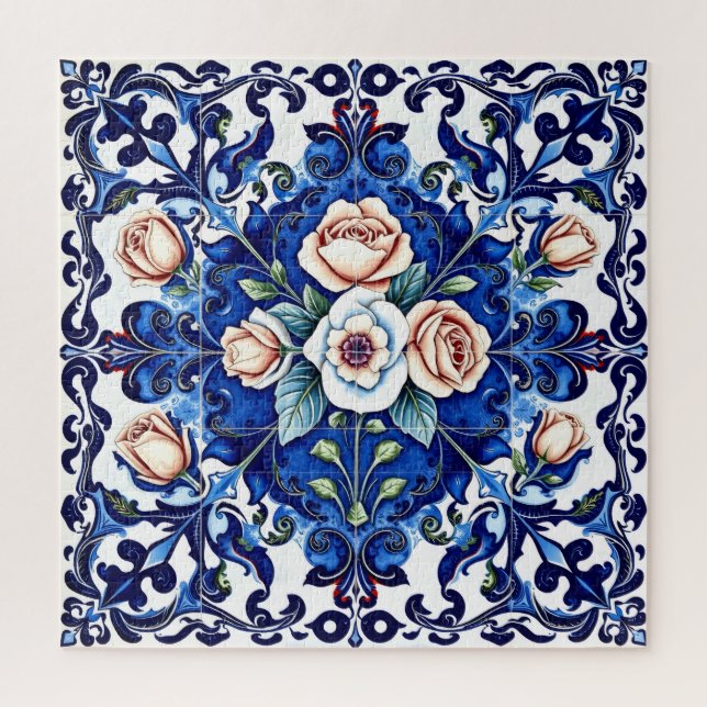 mosaïque de rose royale puzzle (Vertical)