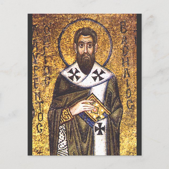 Mosaïque de saint Basile le Grand (Devant)