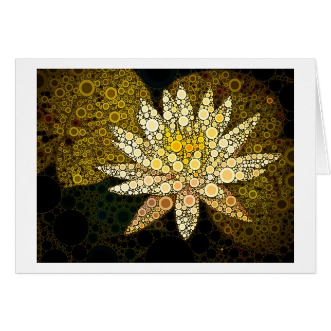 Mosaïque d'or de Lotus (Devant horizontal)