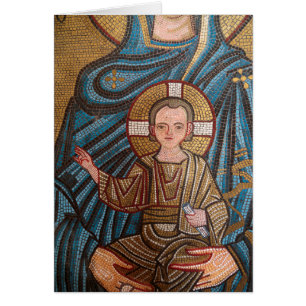 Mosaïque Du Bébé Jésus