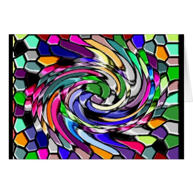 Mosaïque tourbillonnante (Devant horizontal)