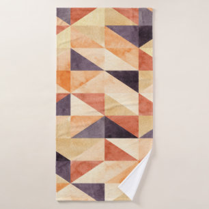 Mosaïque triangulaire Aquarelle Motif terrestre