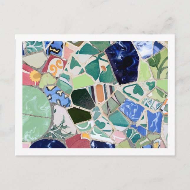 Mosaïques Park Guell Carte postale (Devant)