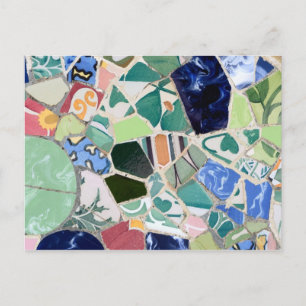 Mosaïques Park Guell Carte postale