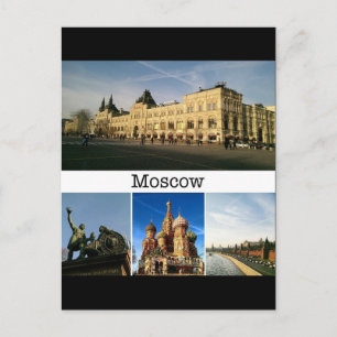 Moscou, Carte postale
