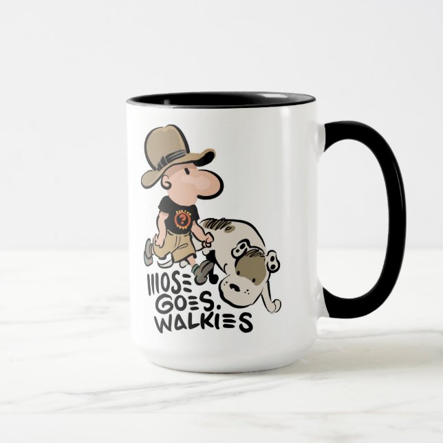 Mose Goes Walkies Mug (Droite)
