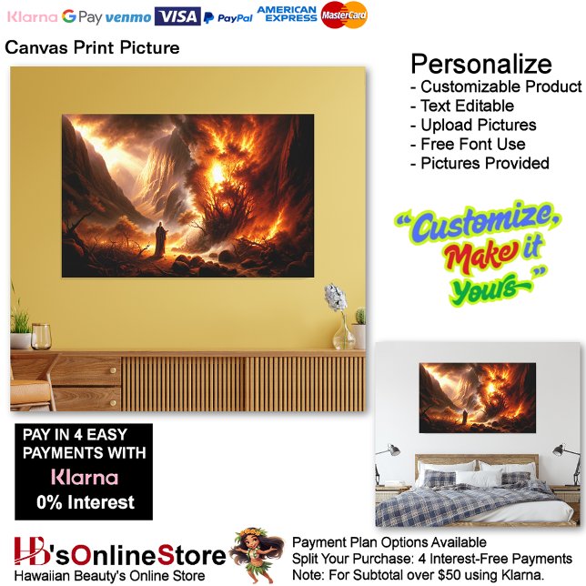 Moses brûler Bush toile Imprimer l'image 3 (Moses Burning Bush God Speaks Canvas Print Picture 3.)