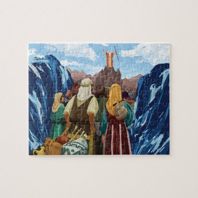 Moses Parties Le Puzzle De La Mer Rouge (Horizontal)