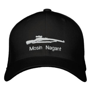 Mosin Nagant noir brodé Casquette