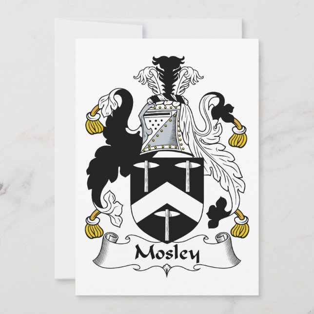 Mosley Family Crest (Devant)