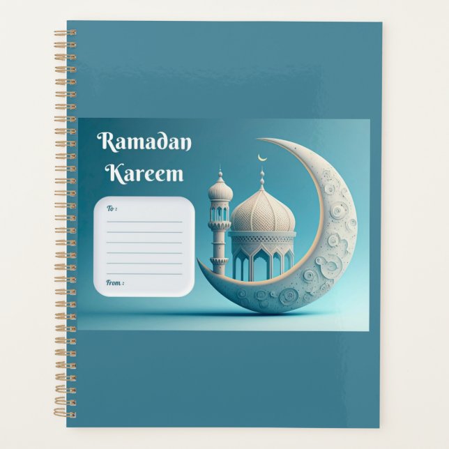 Mosquée à l'aquarelle douce Sérénité du Ramadan (Devant)