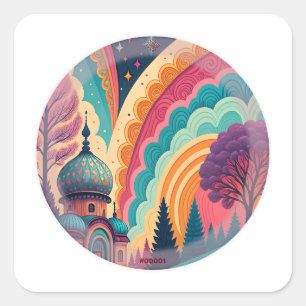 Mosquée Colorburst Fantaisie Étiquette – Personnal