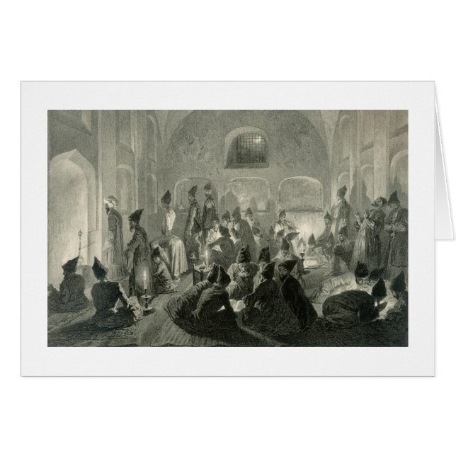 Mosquée persane à Erevan, Arménie, une nuit (Devant horizontal)