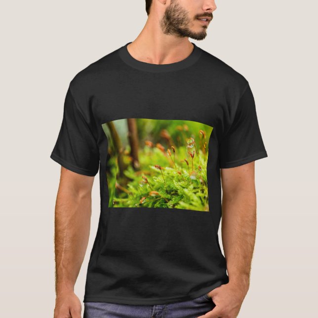 Moss & Dewdrop Nature Vibe T-shirt (Devant)