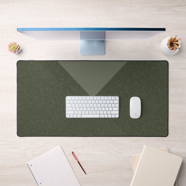 Moss Green Arrowhead Desk Mat - Personnalisable (Bureau 1)