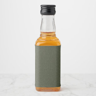 Moss Green Bruise Effet Étiquette bouteille - Pers