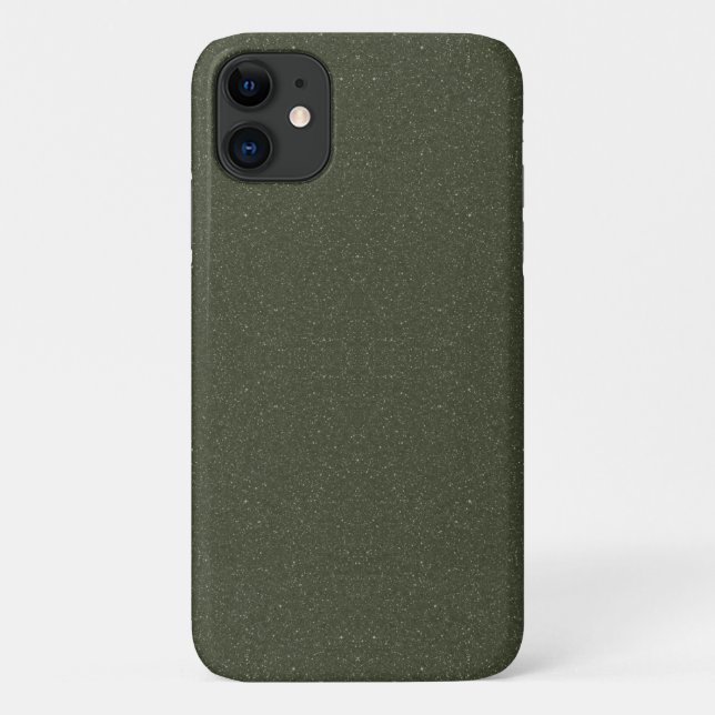 Moss Green iPhone 11 Coque personnalisé (Dos)
