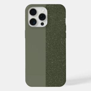 Moss Green Noise iPhone 15 Pro Max Coque (Personna