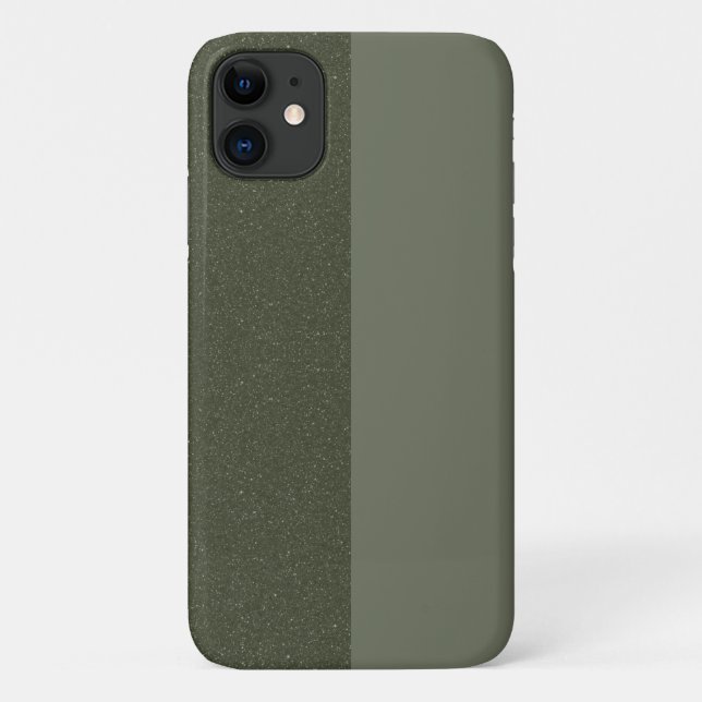 Moss Split-Tone Green iPhone 11 Coque - Personnali (Dos)