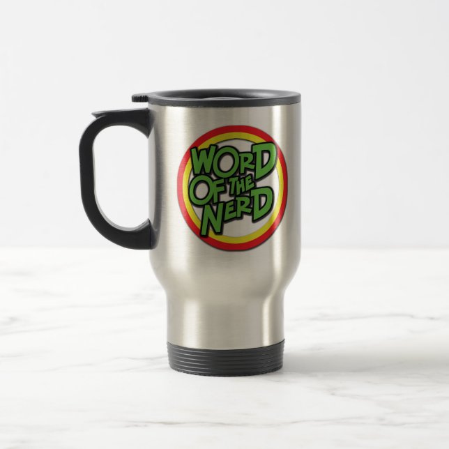 Mot de la tasse nerd de voyage (Gauche)