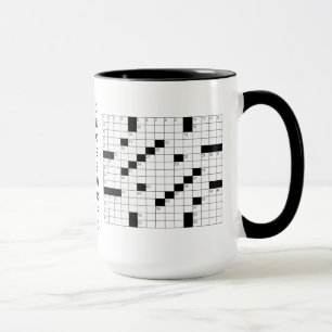 ♥ Mot de passe croisé puzzles café Mug